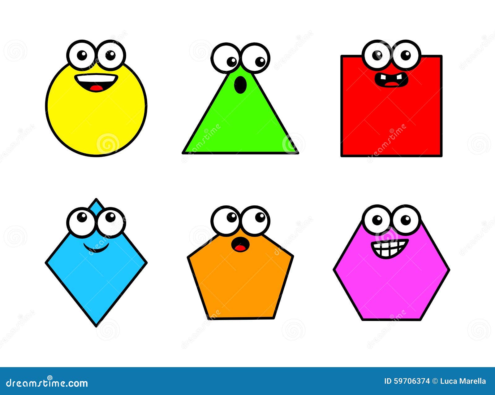 Geometry Shapes Vector Clipart Stock Vector - Image: 59706374
