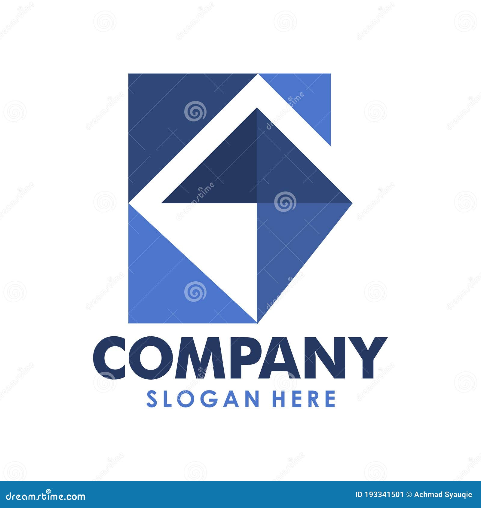 Geometry Triangle Logo Creative Concept Stock Vector Illustration of