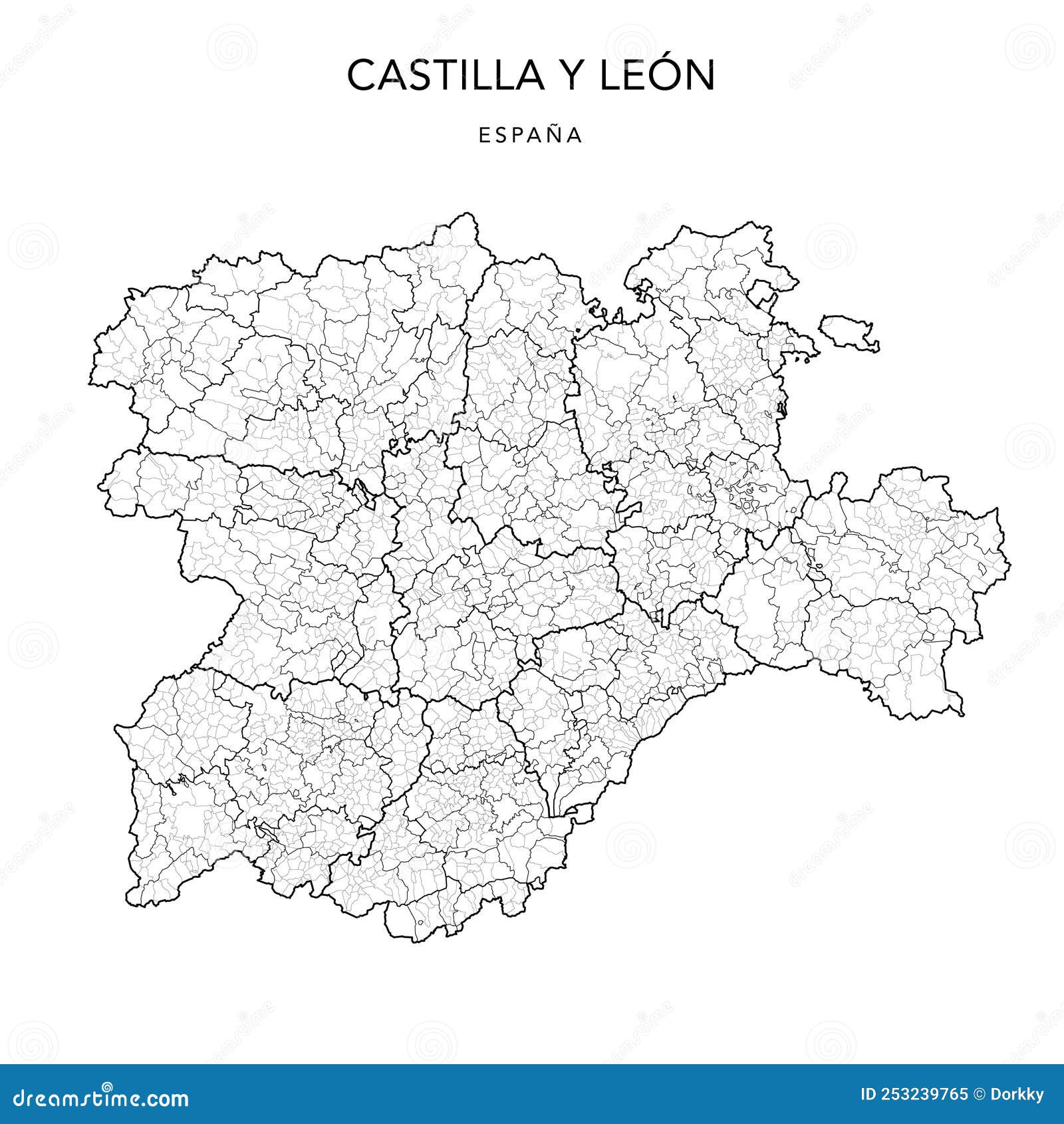 geopolitical  map of castile and leÃÂ³n as of 2022