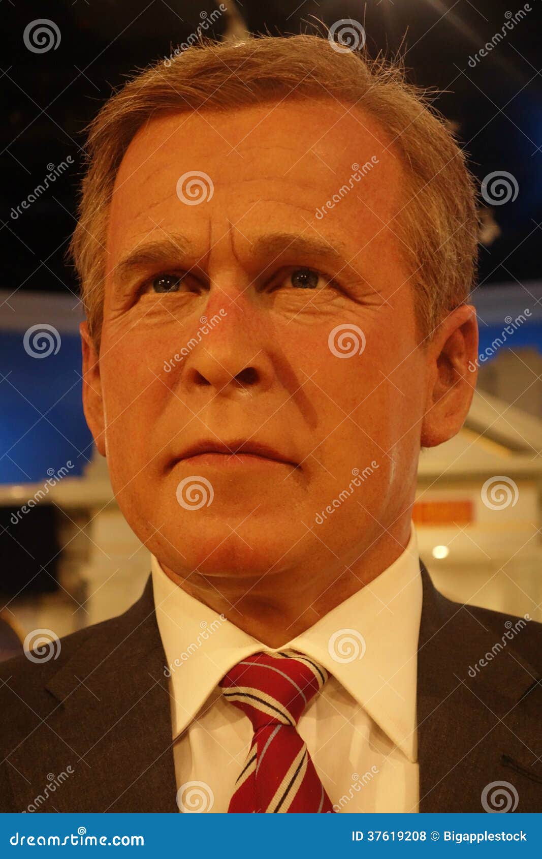 W. Bush Wax Figure editorial stock photo. Image of figure 37619208