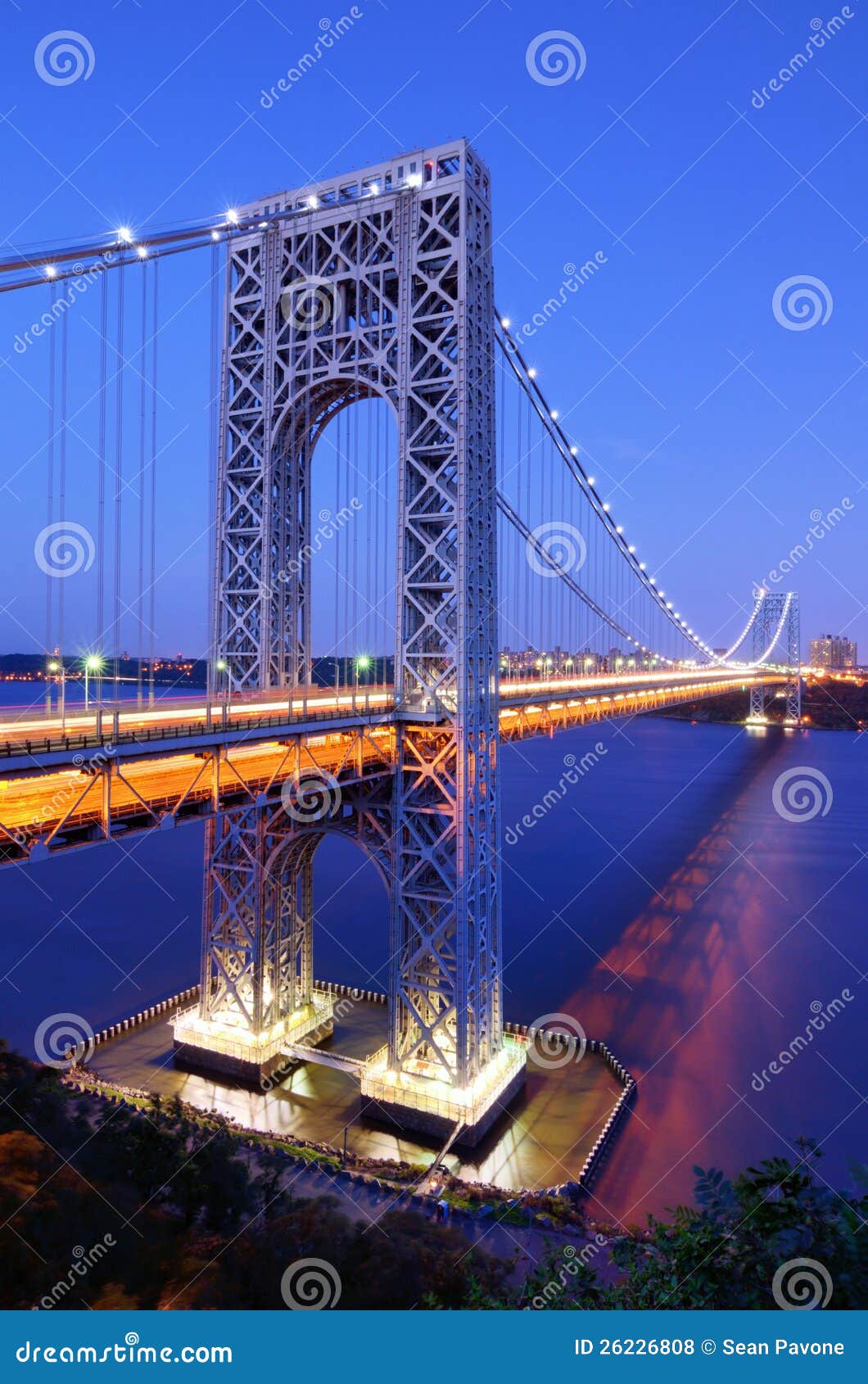 George Washington Bridge in New York Stock Photo Image of architecture, rivers 26226808
