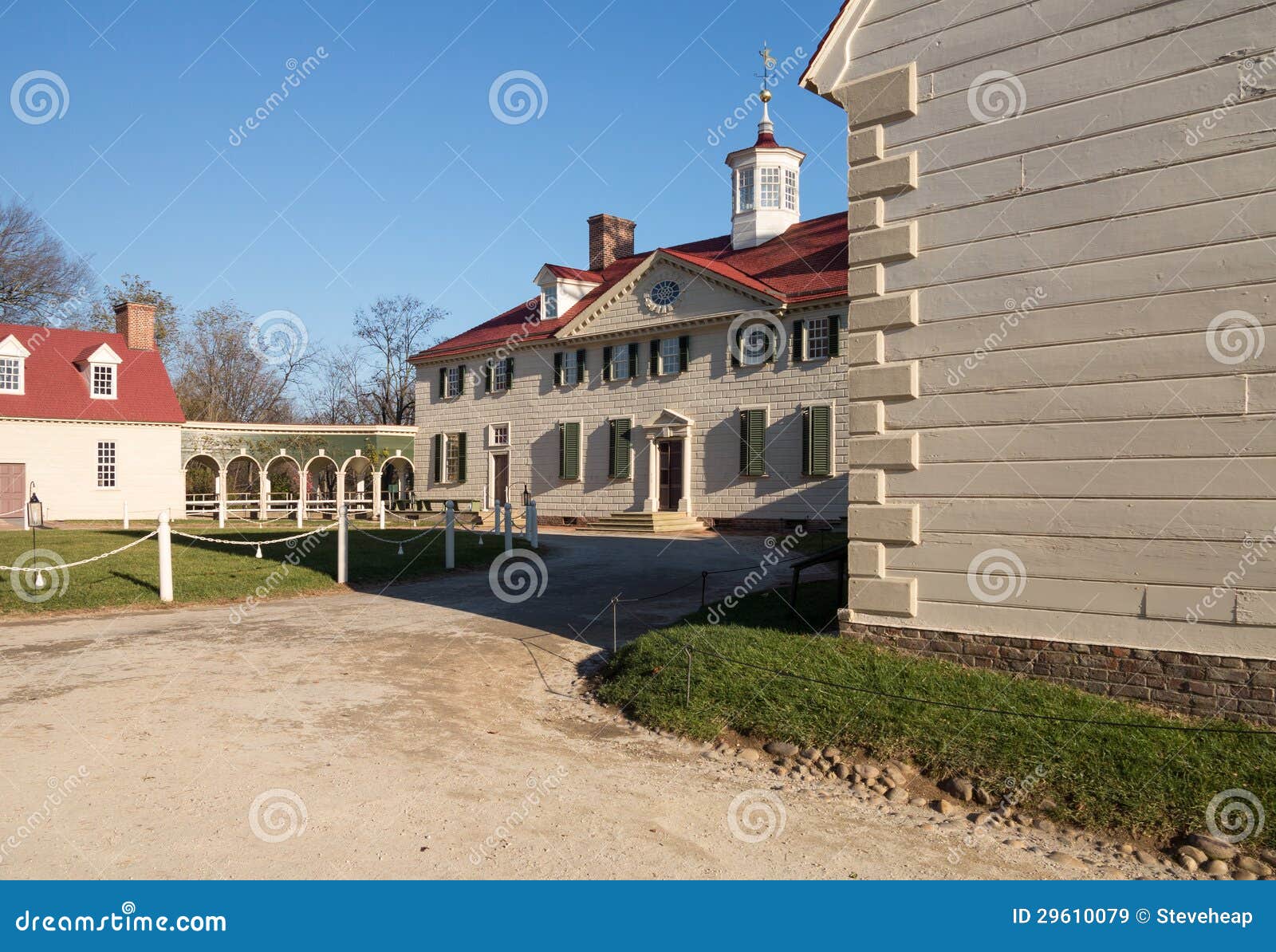 Washington House Mount Vernon Stock Image Image of house