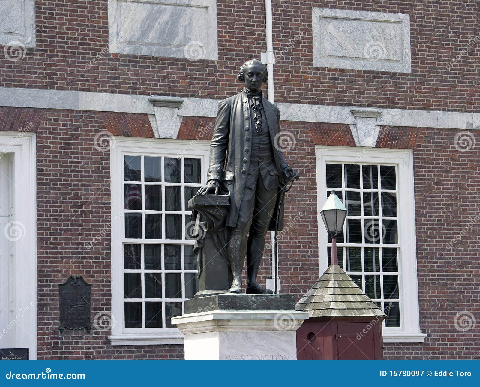 Washington Independence Hall Statue Editorial Photography