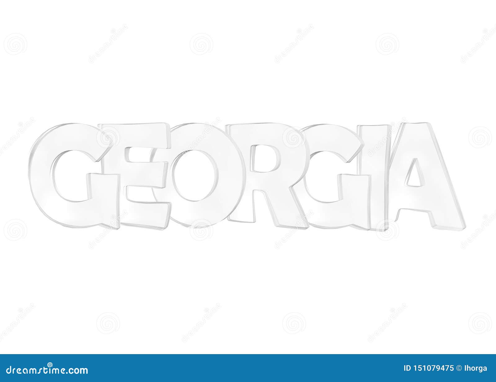 Isolated USA State Names Stock Illustration Illustration of