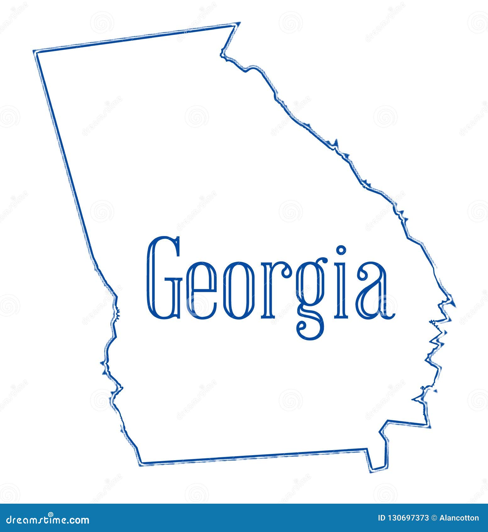Map georgia Georgia topographic
