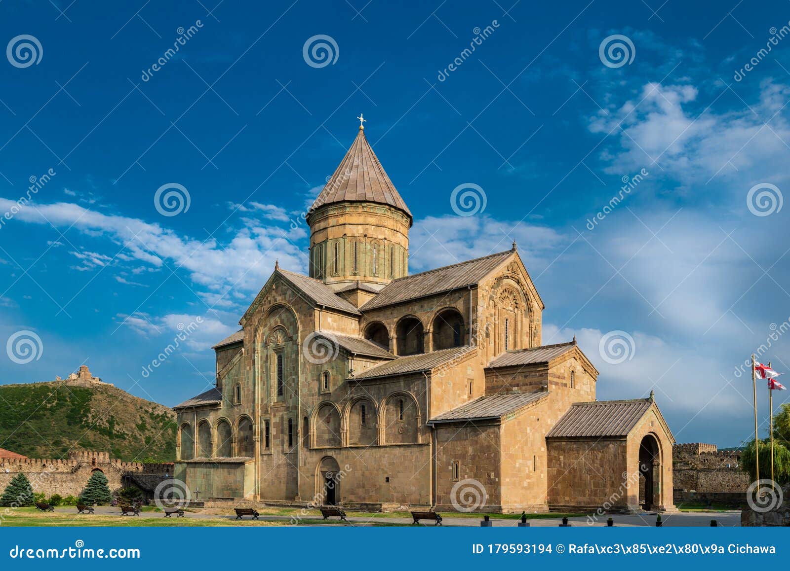 sweti cchoweli cathedral in mtskheta, georgia