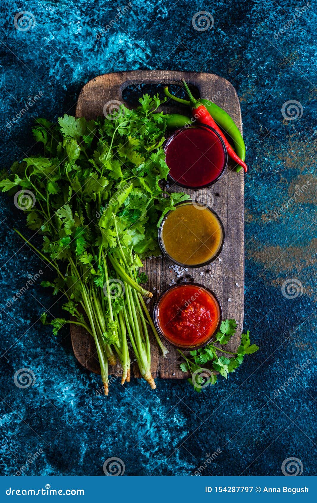 Georgian Traditional Cuisine Stock Image - Image of salt, concrete ...