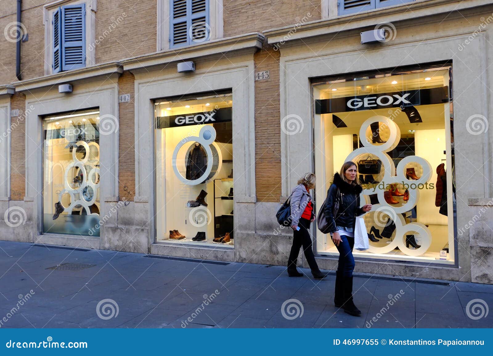 GEOX in Rome editorial image. Image of expensive, fashions - 46997655