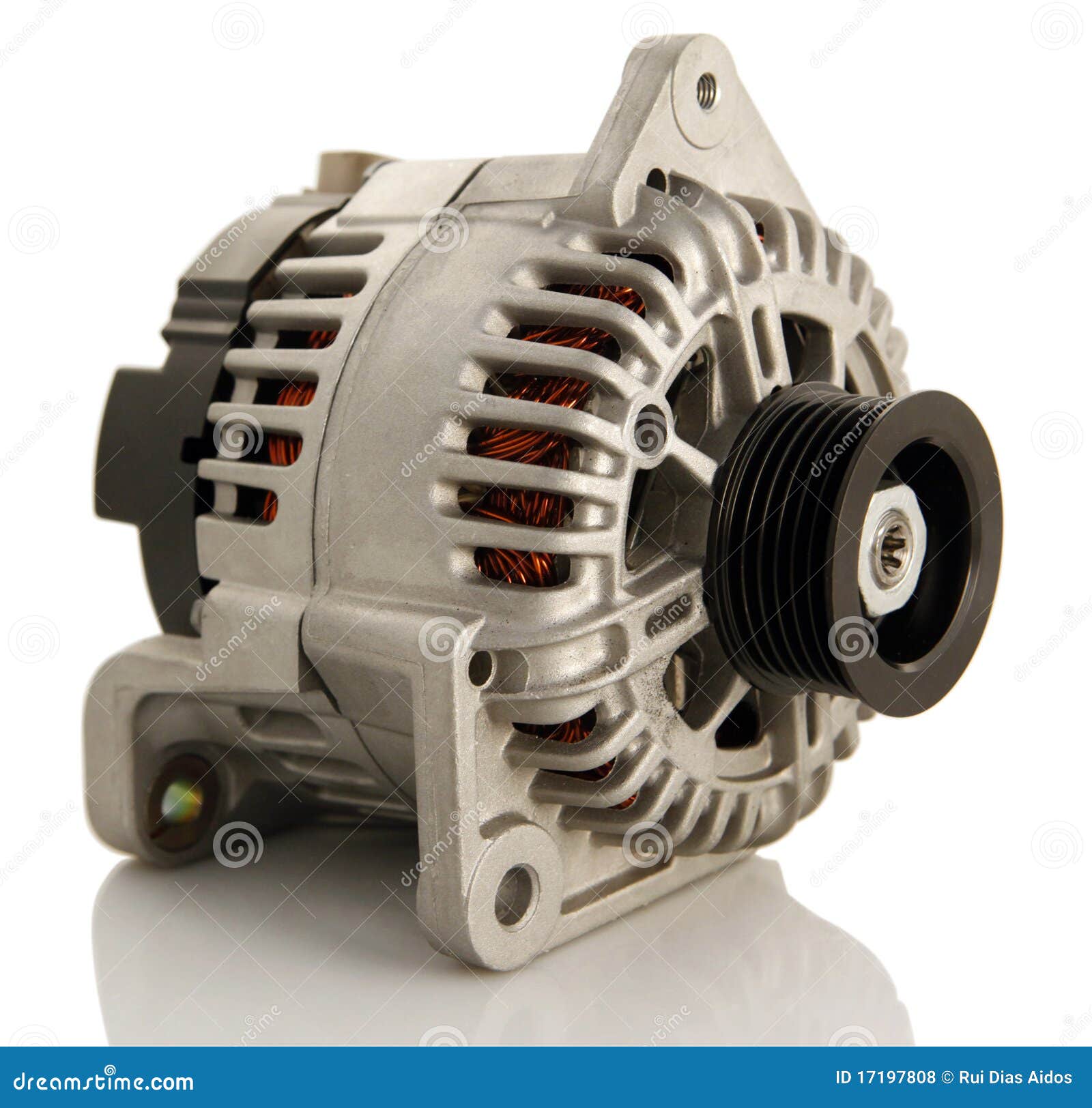 German alternator stock photo. Image of bolt, pulley 17197808