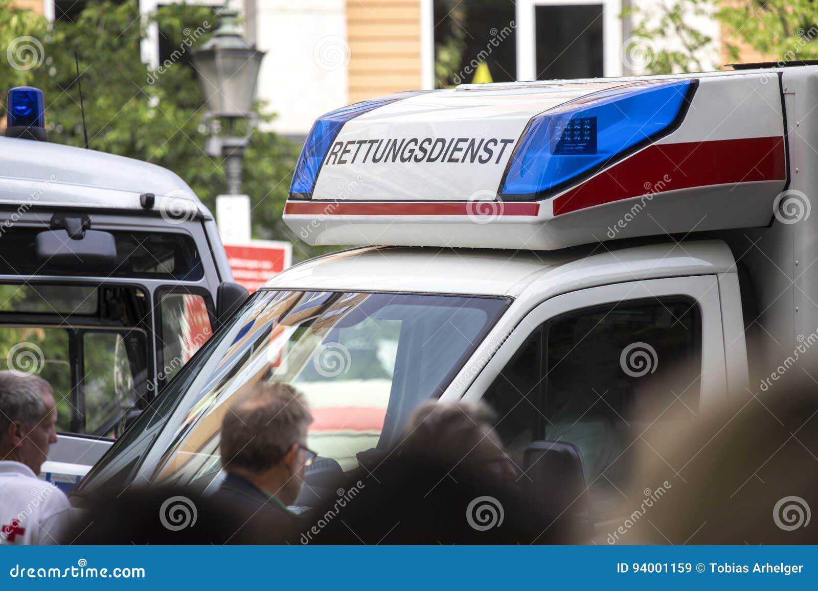 German Ambulance Service Car Editorial Stock Image Image of