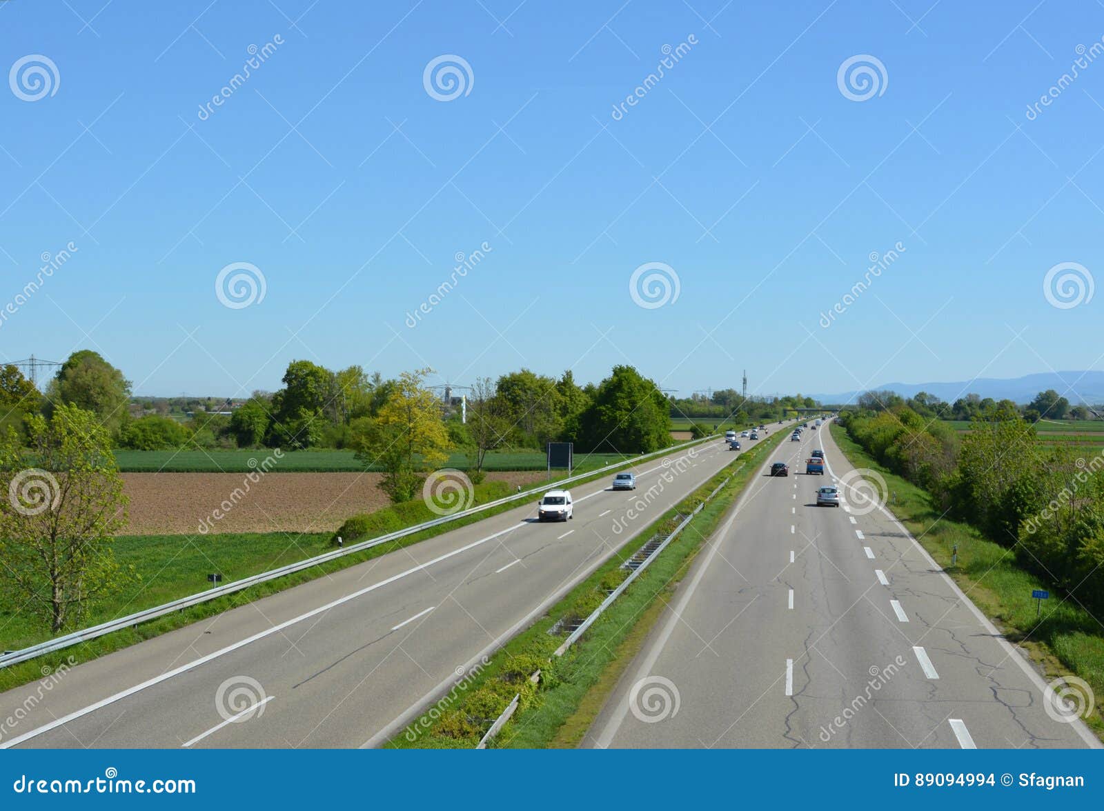 German Autobahn stock photo. Image of autobahn, angle 89094994