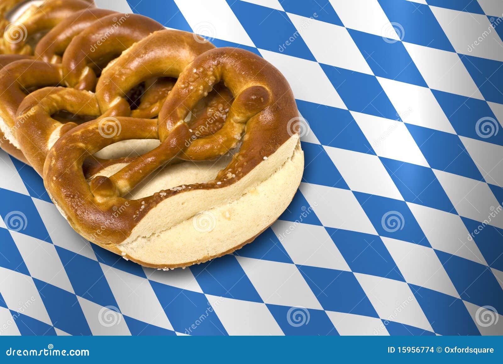 German Bavarian Oktoberfest Pretzel Stock Photo Image of food