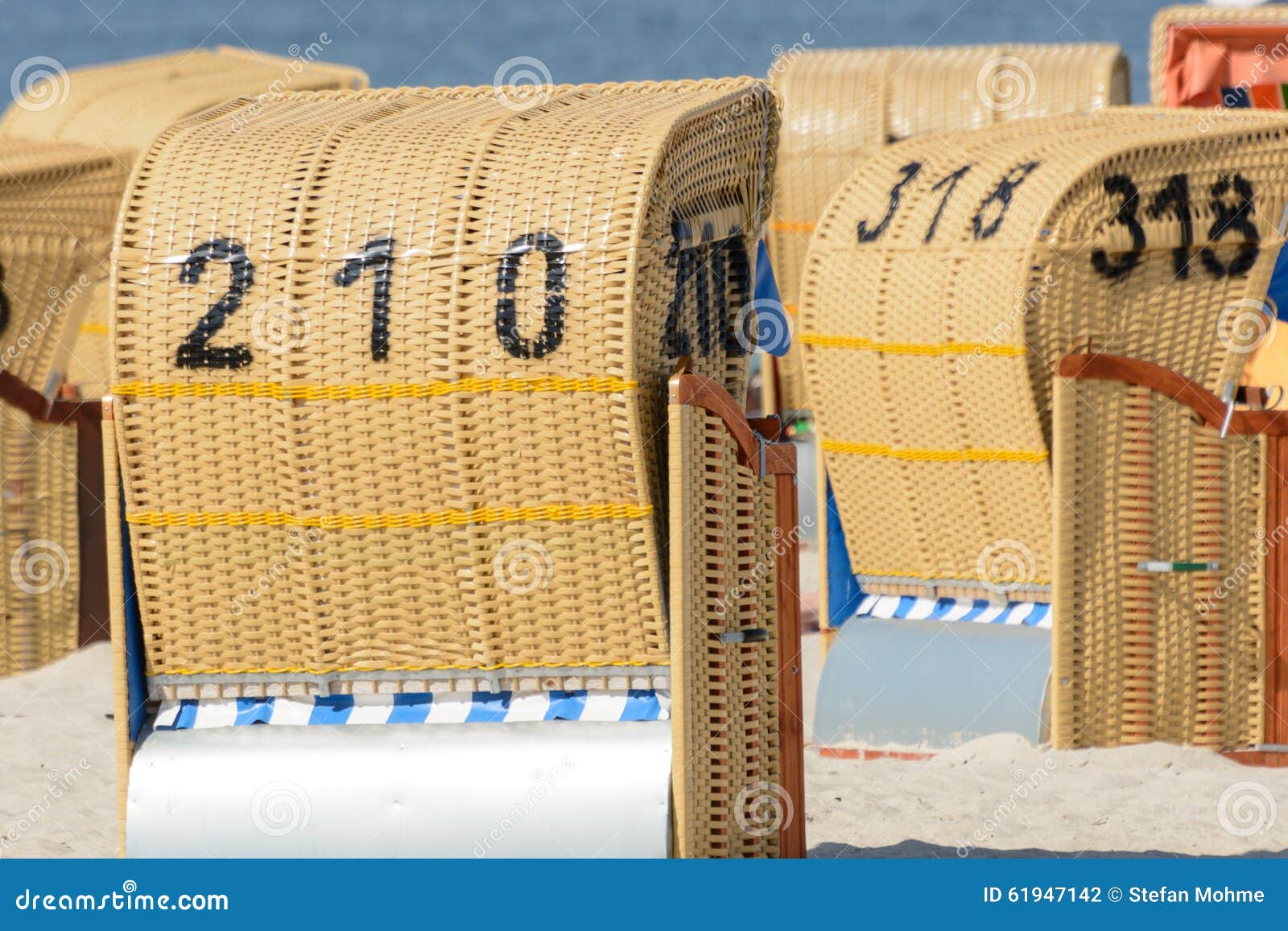 German beach chair stock photo. Image of culture, germany 61947142