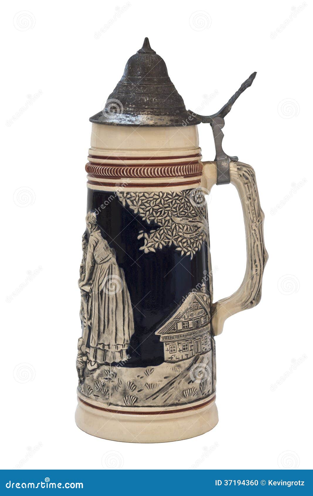 German Beer Mug stock photo. Image of bavarian, hops 37194360