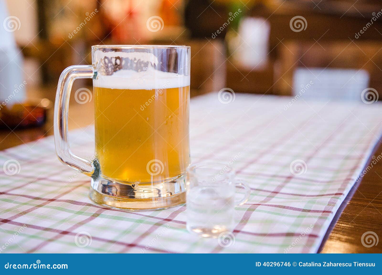 German beer and schnapps stock photo. Image of glass 40296746