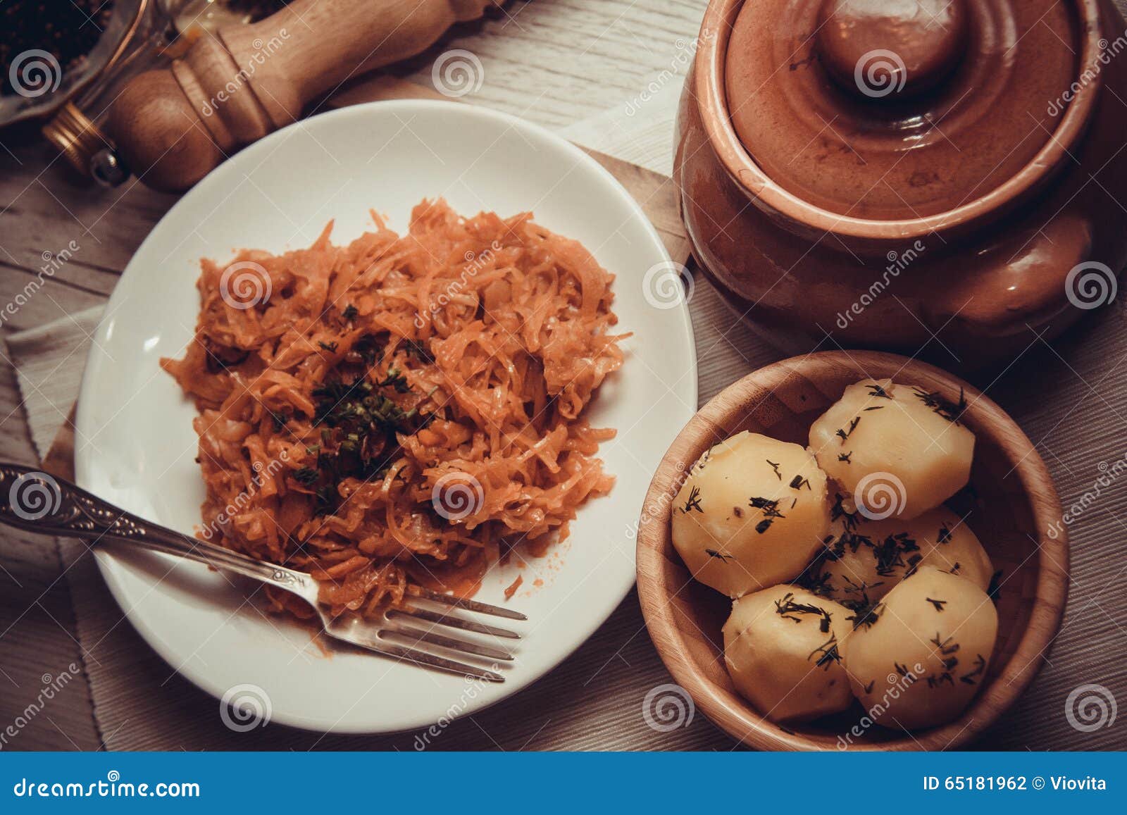 German braised cabbage stock photo. Image of green, macro 65181962