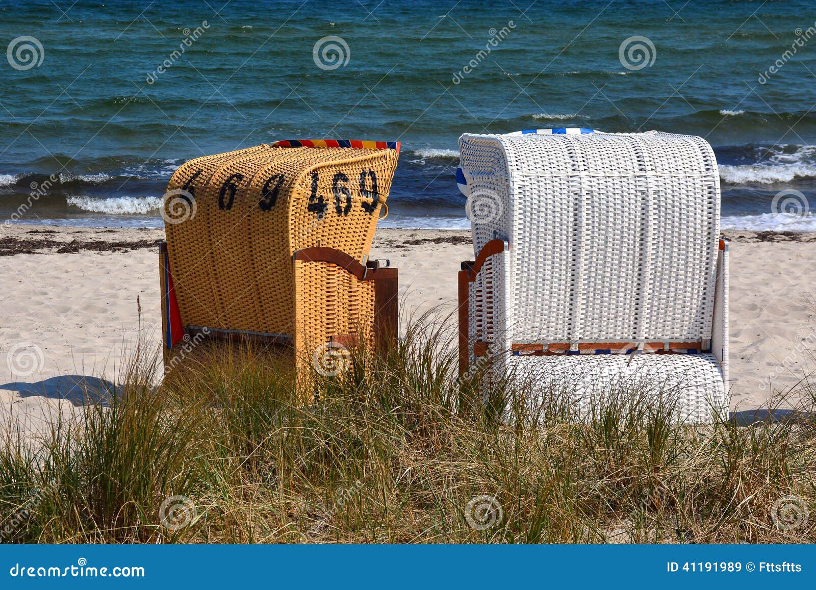 German coast stock image. Image of germany, summer, wicker 41191989