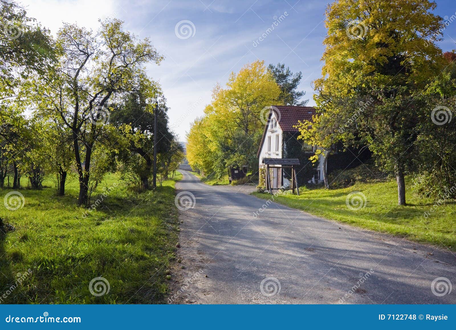 German Countryside With House Royalty Free Stock Photos Image 7122748