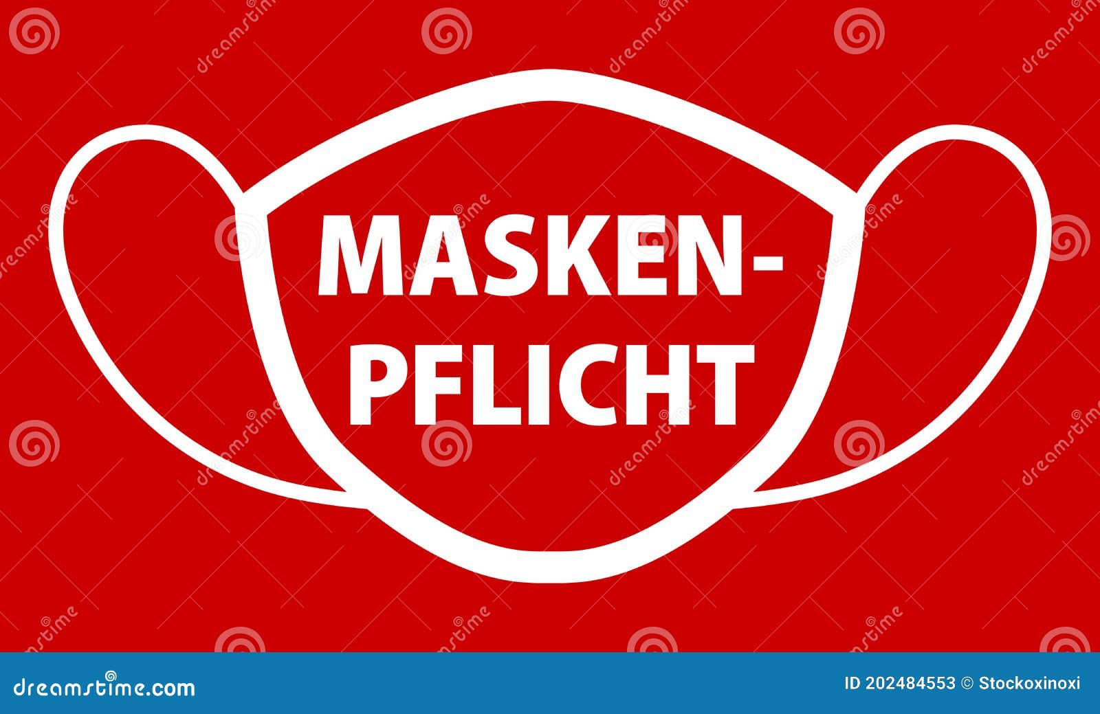 German Face Mask Requirement Sign Stock Vector Illustration of signs