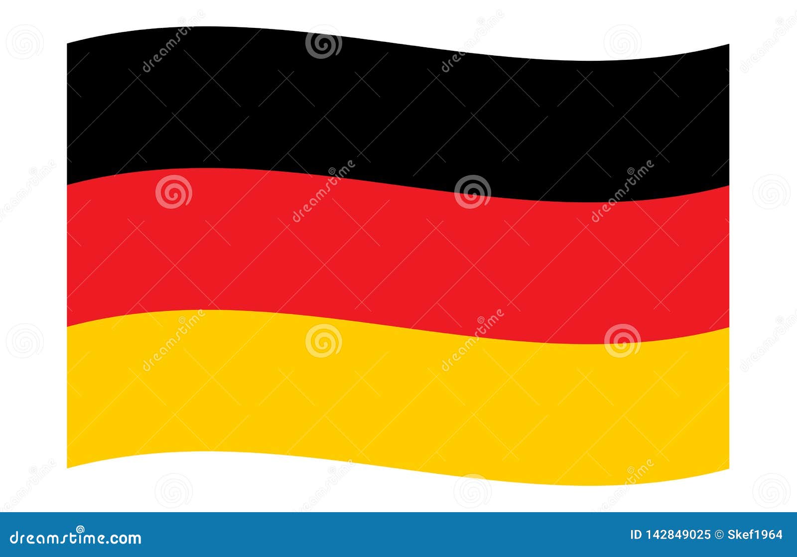 German Flag Background Canvas Wave. Stock Vector - Illustration of ...