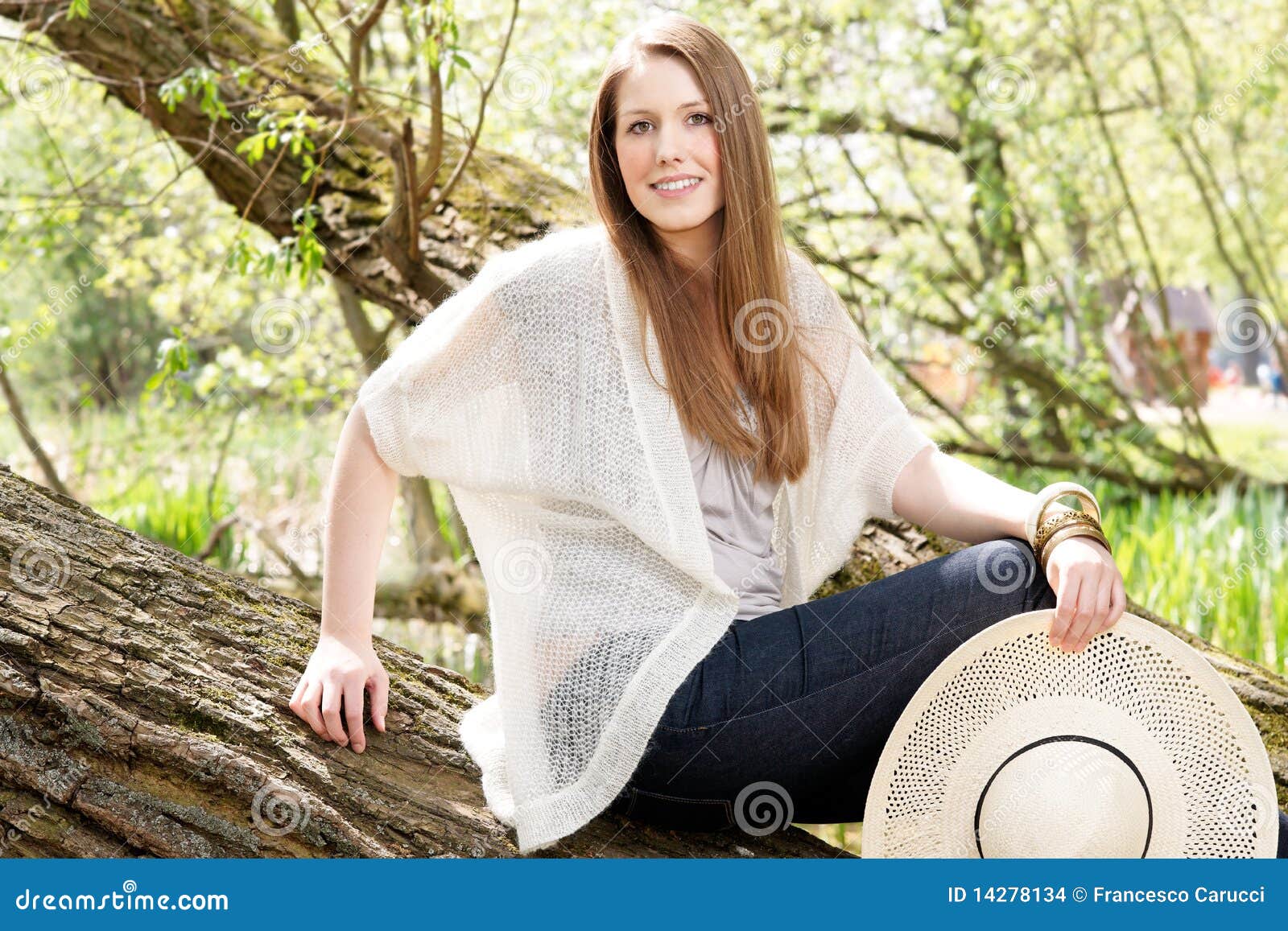 German Girl In The Park Stock Images - Image: 14278134