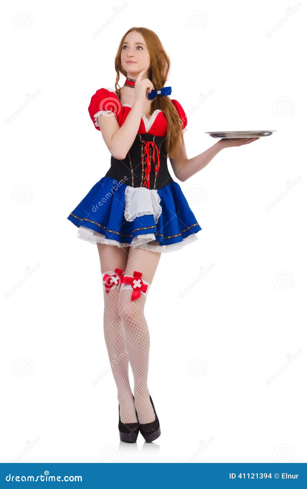 German Girl in Traditional Festival Stock Photo - Image of brunette ...