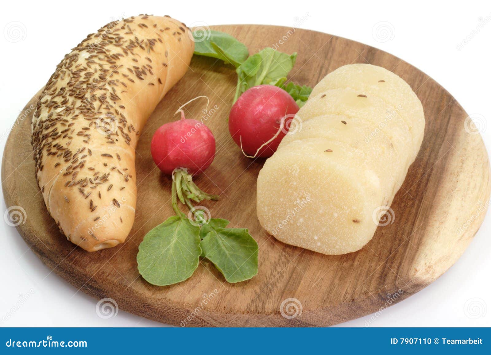 German Hand Cheese stock photo. Image of bread, caraway 7907110