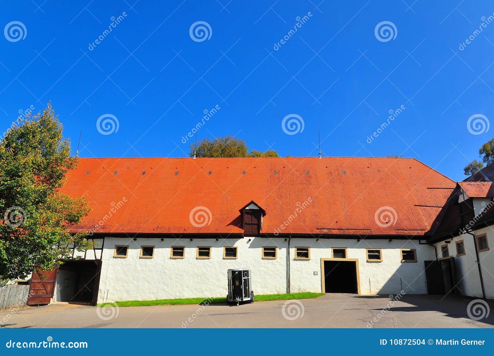 German Horse Ranch Building Stock Photo Image of baden, agriculture