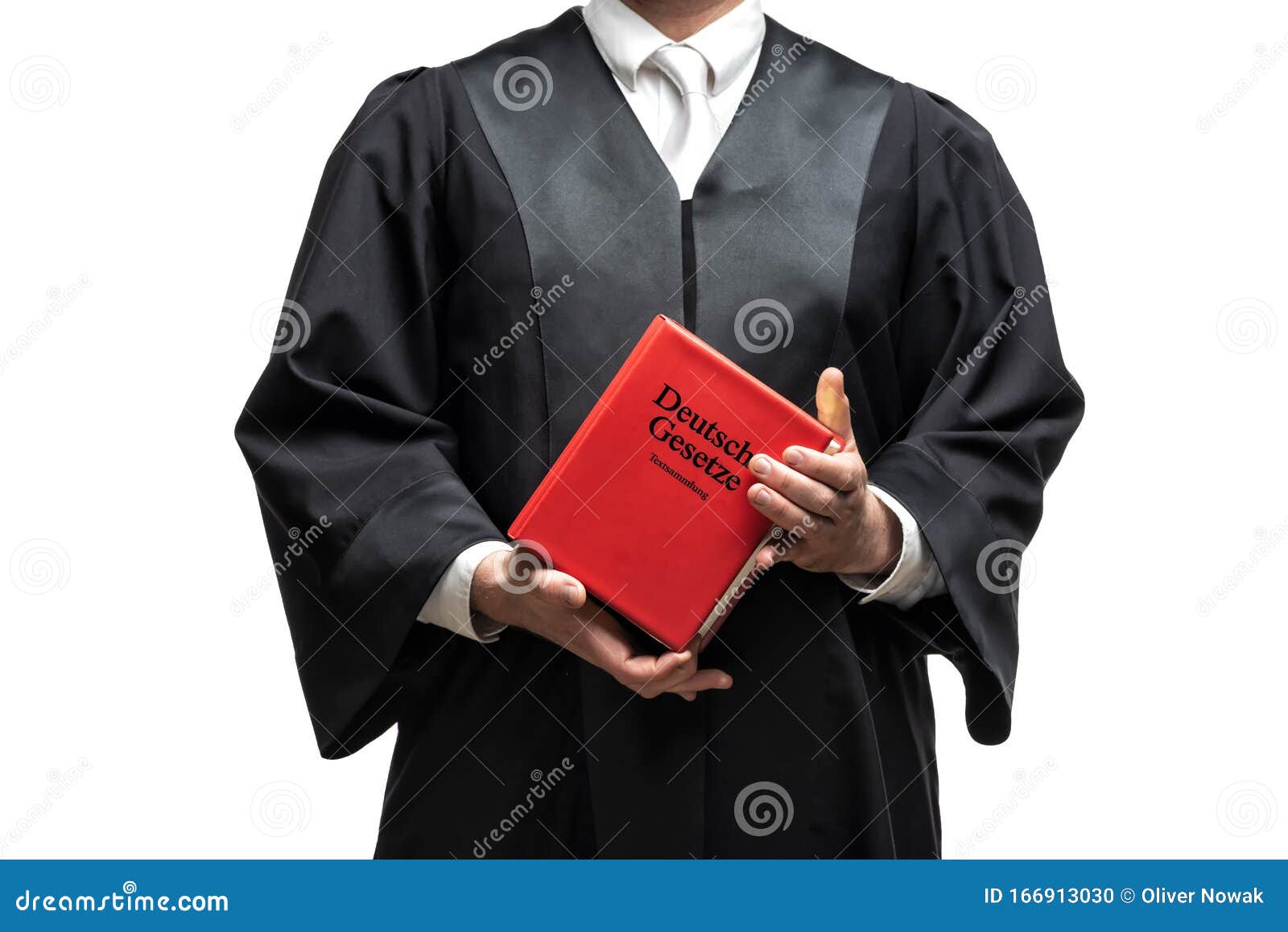 German Lawyer with a Robe and a Book Stock Photo Image of advocates