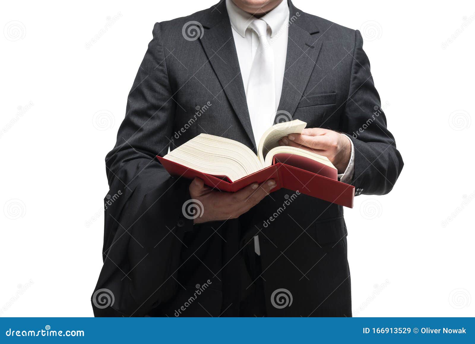 German Lawyer with a Robe and a Book Stock Image Image of barristers