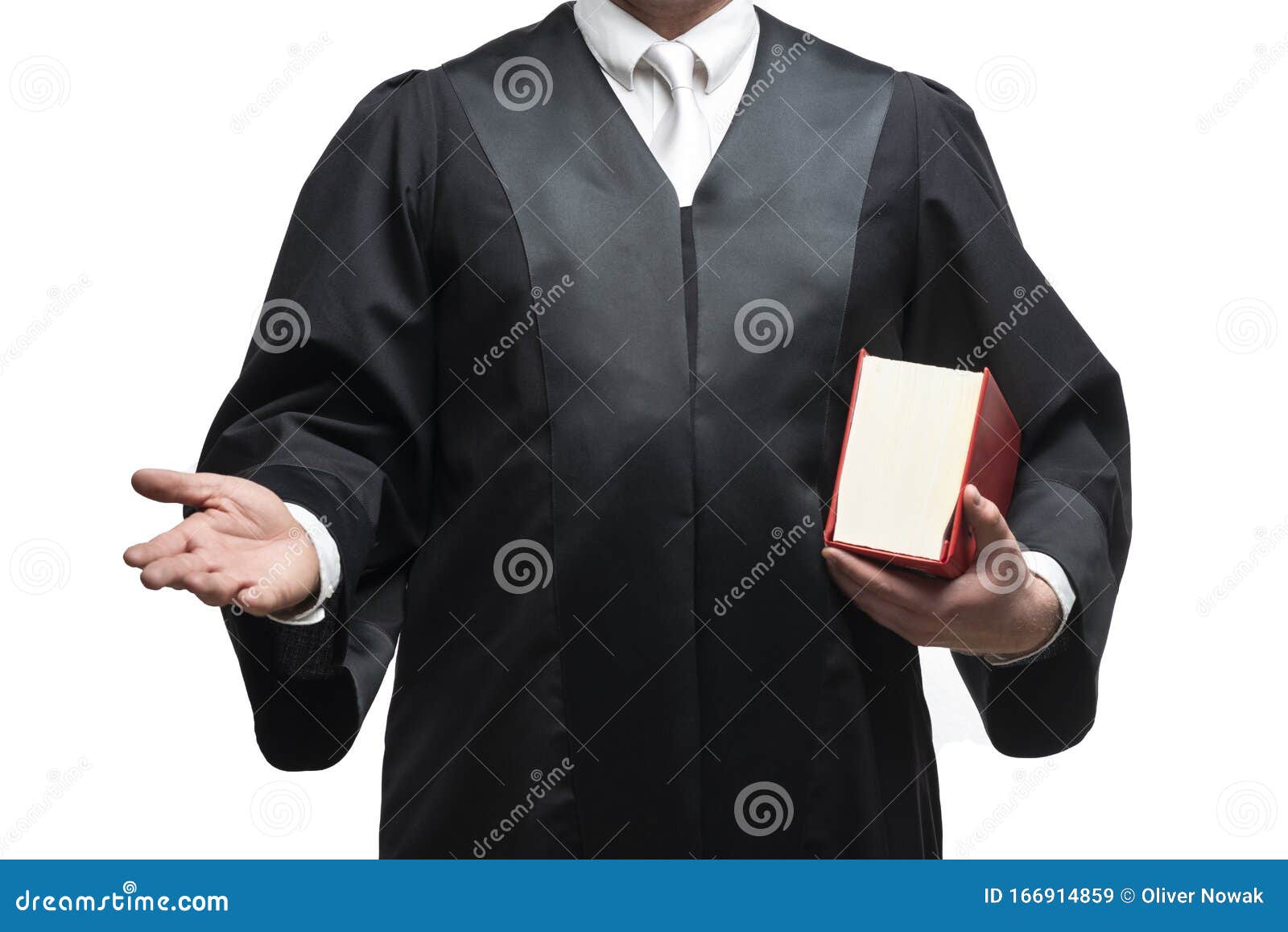 German Lawyer with a Robe and a Book Stock Image Image of digest