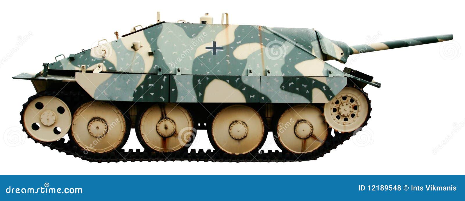 The German WW2 Jagdpanzer Tank RoyaltyFree Stock Photography