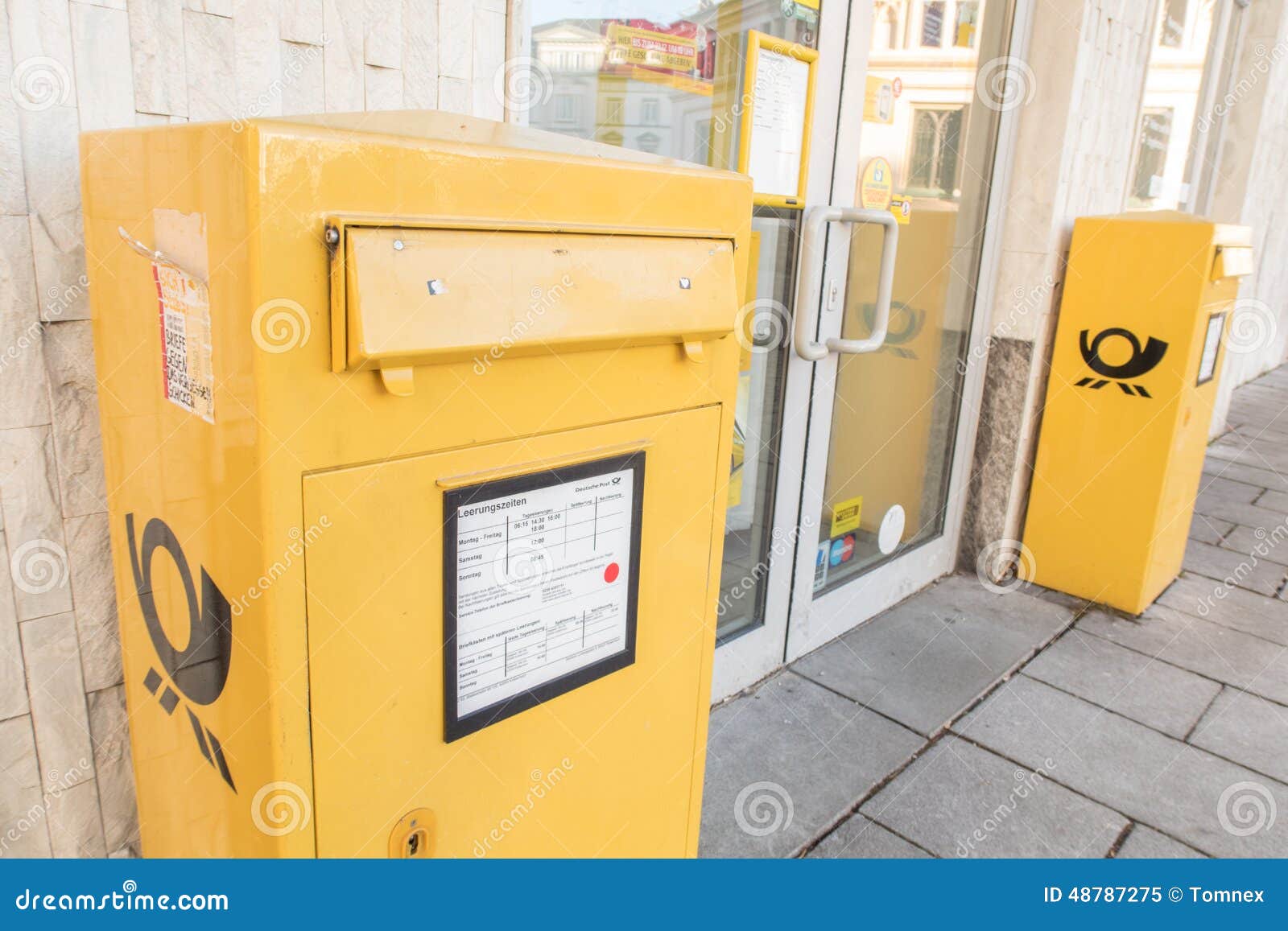 German mail editorial image. Image of boxes, post, mailboxes 48787275