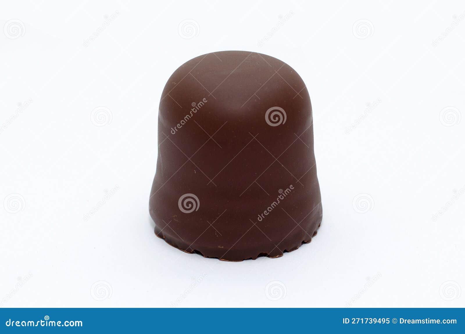 German Marshmallow in Chocolate on a White Background Stock Image Image of sugar, marshmallow