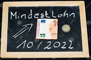 German Minimum Wage Stock Photo CartoonDealer 39216612
