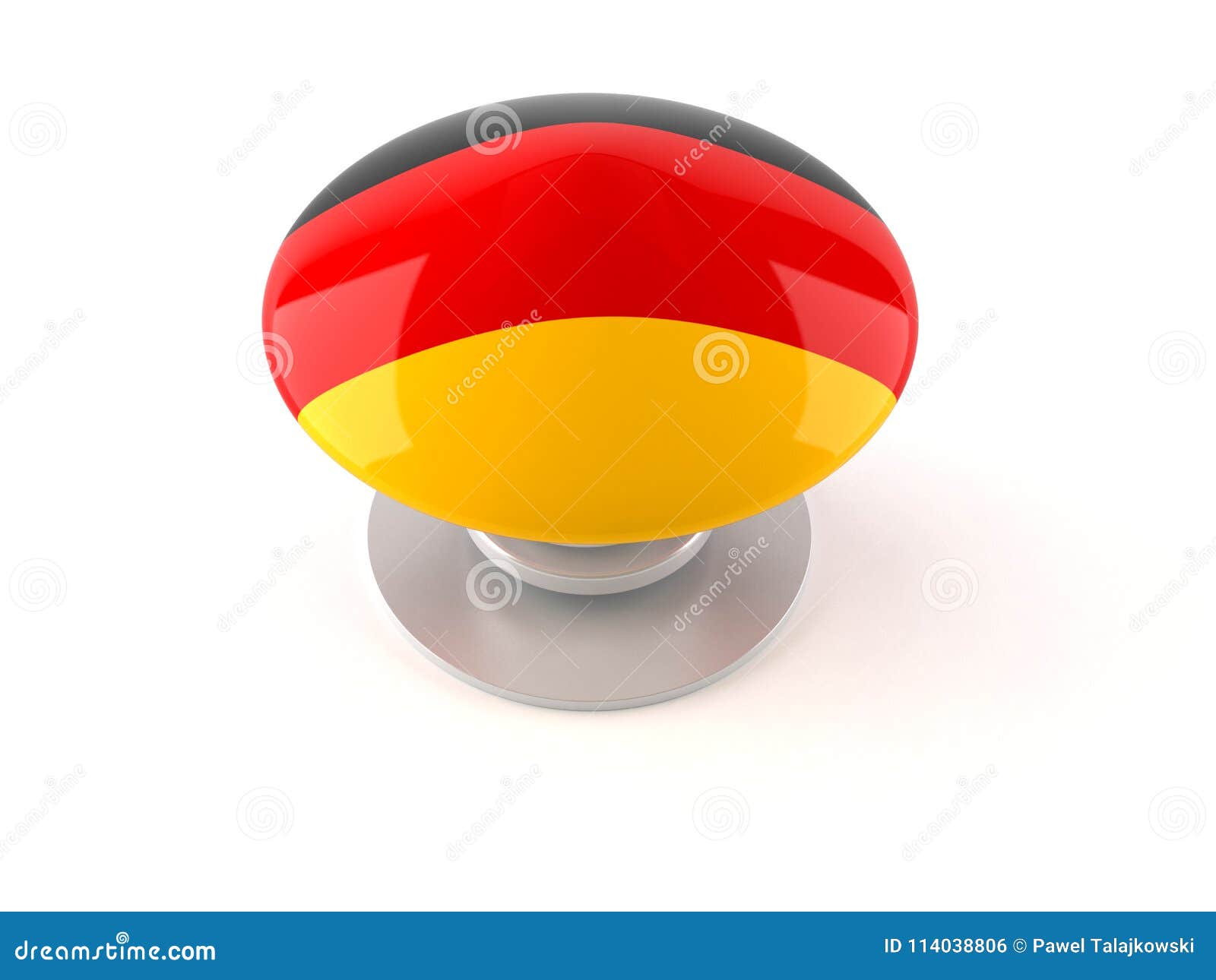 German push button stock illustration. Illustration of push 114038806