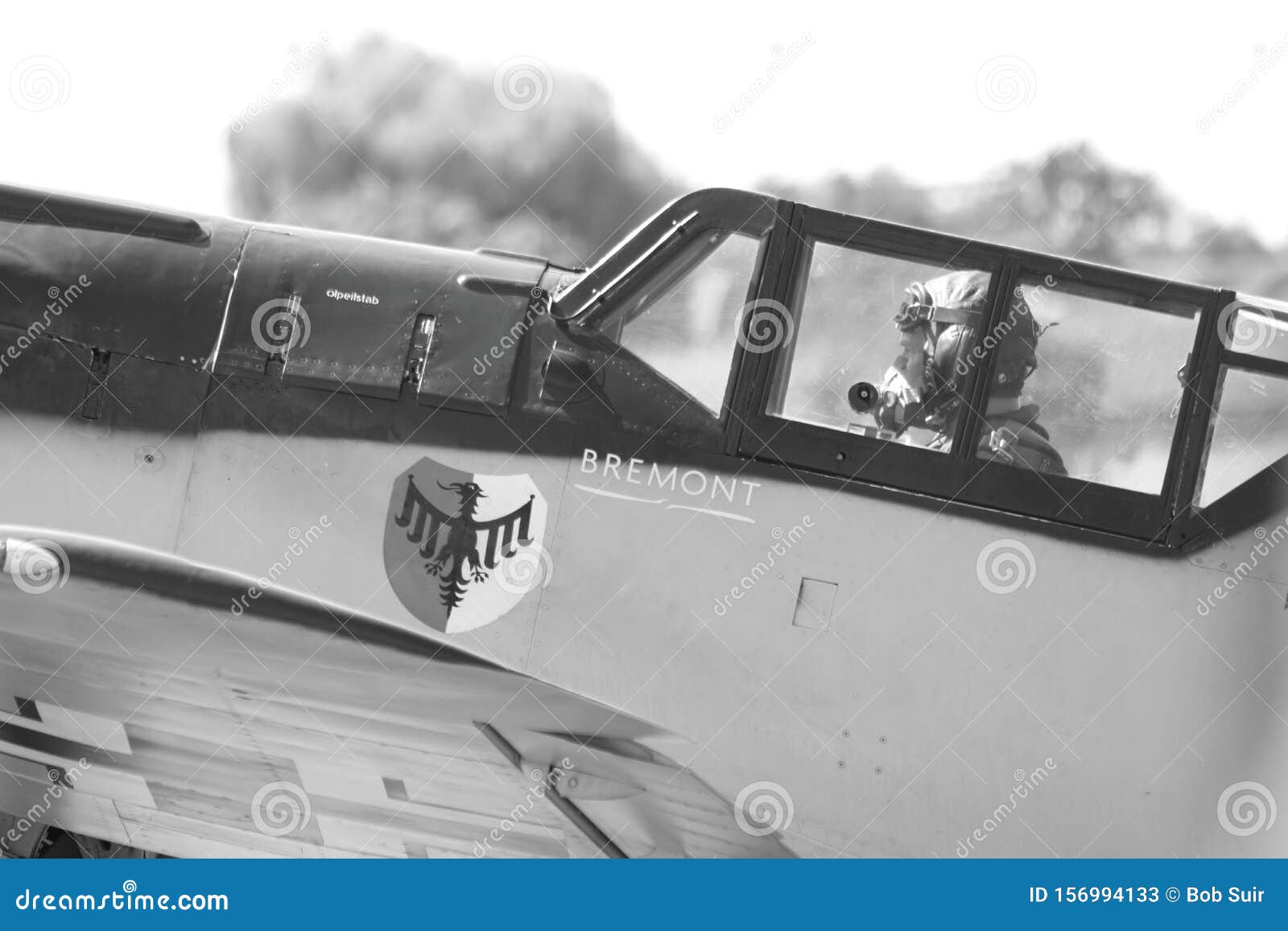 WWII photo In the cockpit of the German fighter Bf.110 during the flight 670