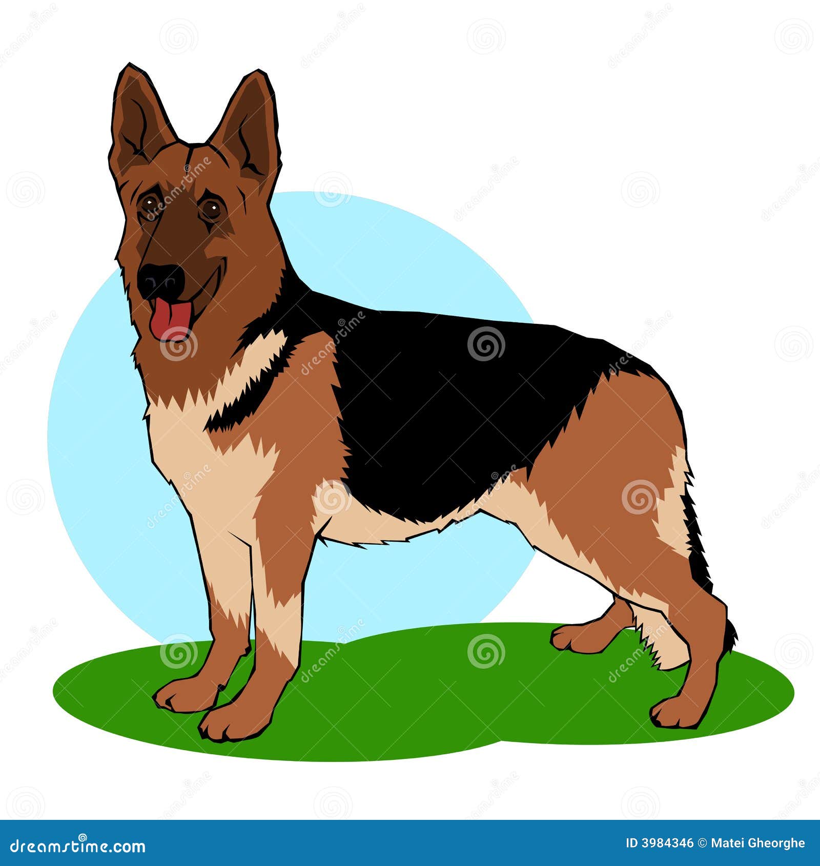 free clipart of german shepherd dogs - photo #45