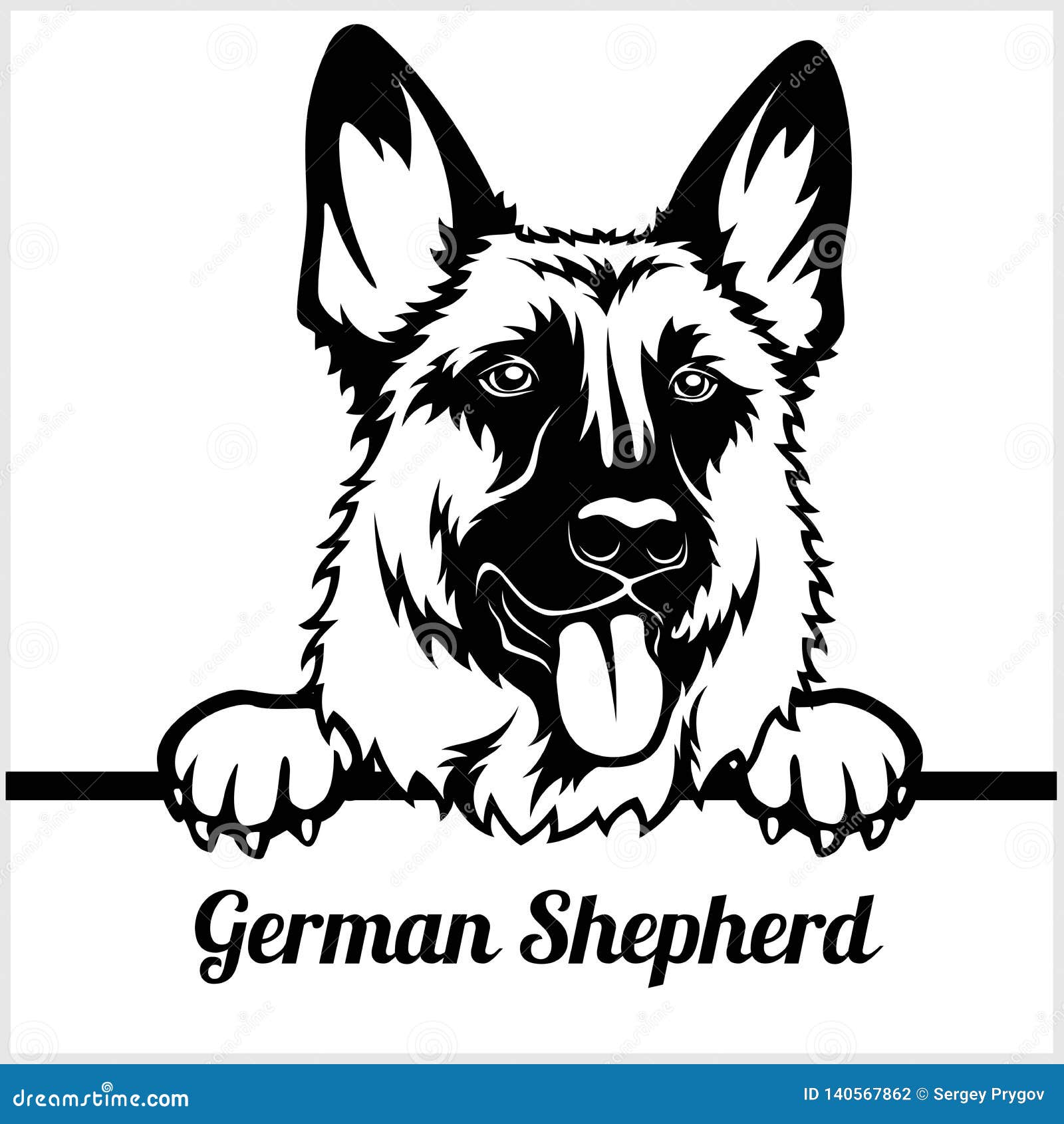 German Shepherd DOG Face Svg Dxfanimalart Print Digital Dog Art, Dog ...