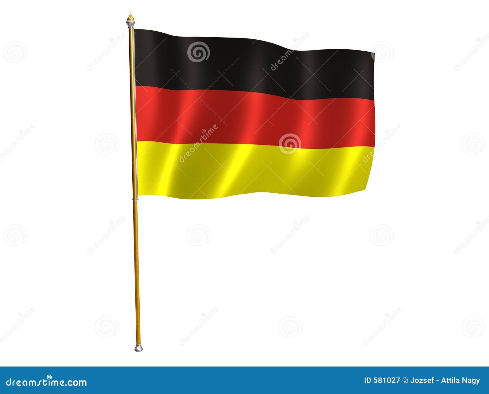 German silk flag stock illustration. Illustration of silk - 581027