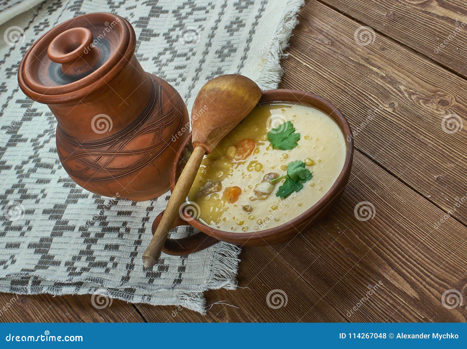 German Split Pea Soup stock photo. Image of meal, stews 114267048