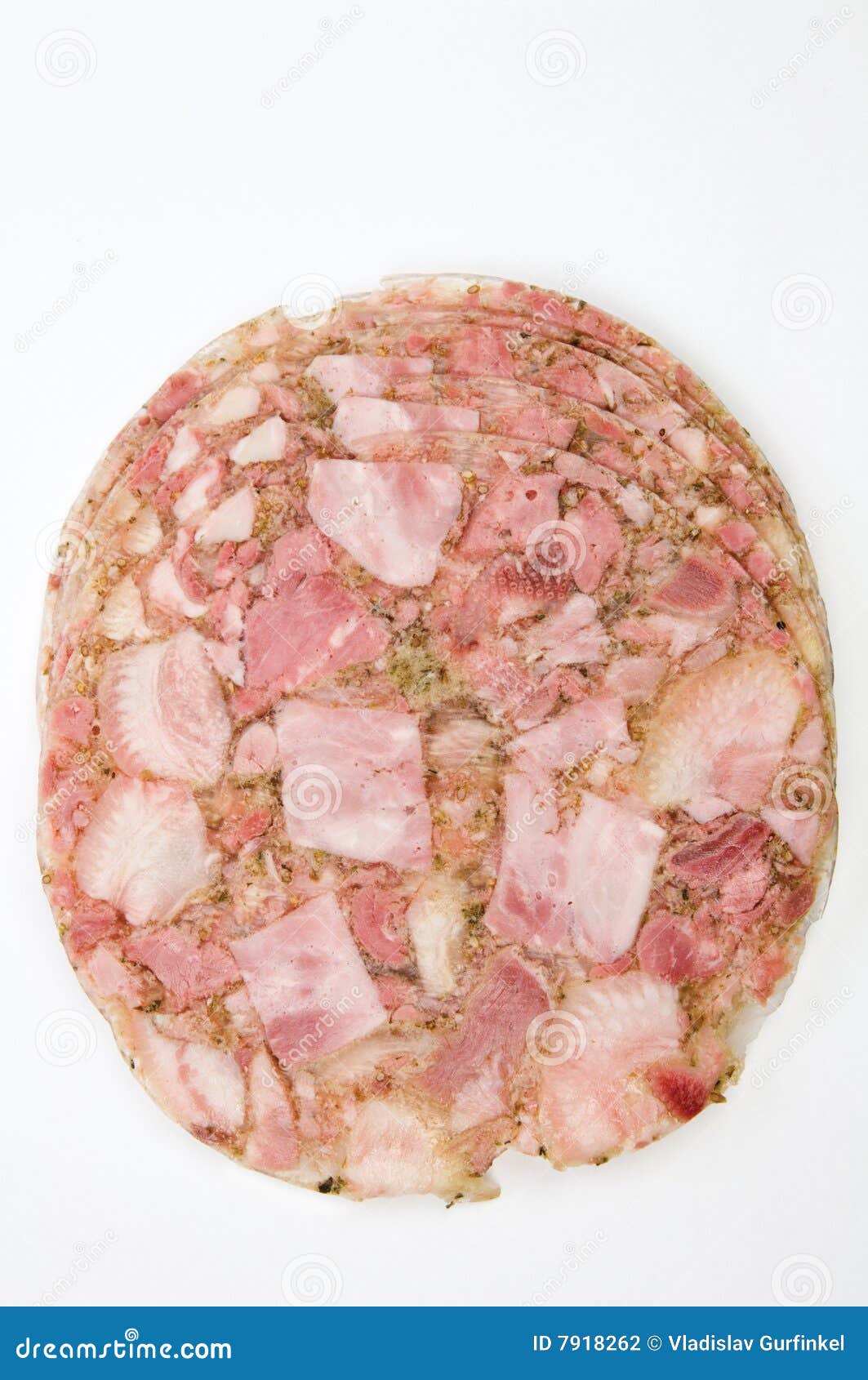 German Style Headcheese Sausage Stock Photo Image of protein, meat