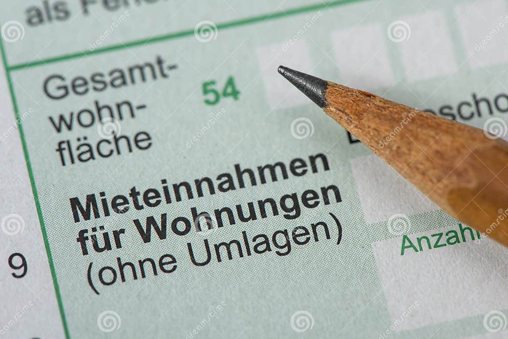 german-tax-return-for-tax-office-with-form-editorial-photo-image-of