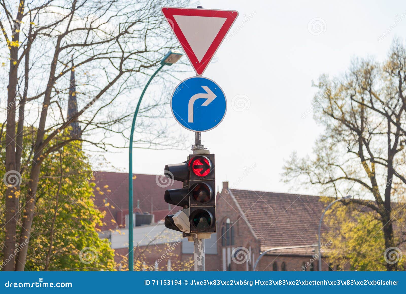 German Traffic Signs RoyaltyFree Stock Image 77155702
