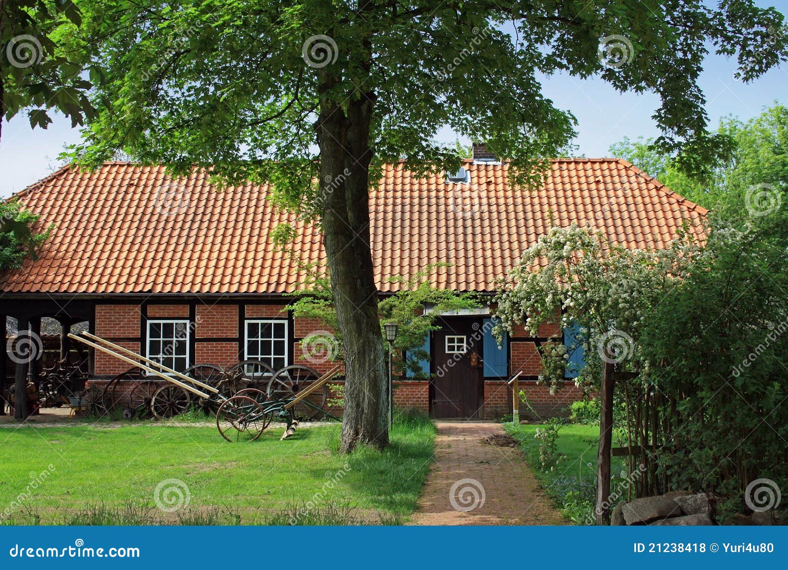 The German Village House Stock Photo. Image Of Nature 21238418 C6F