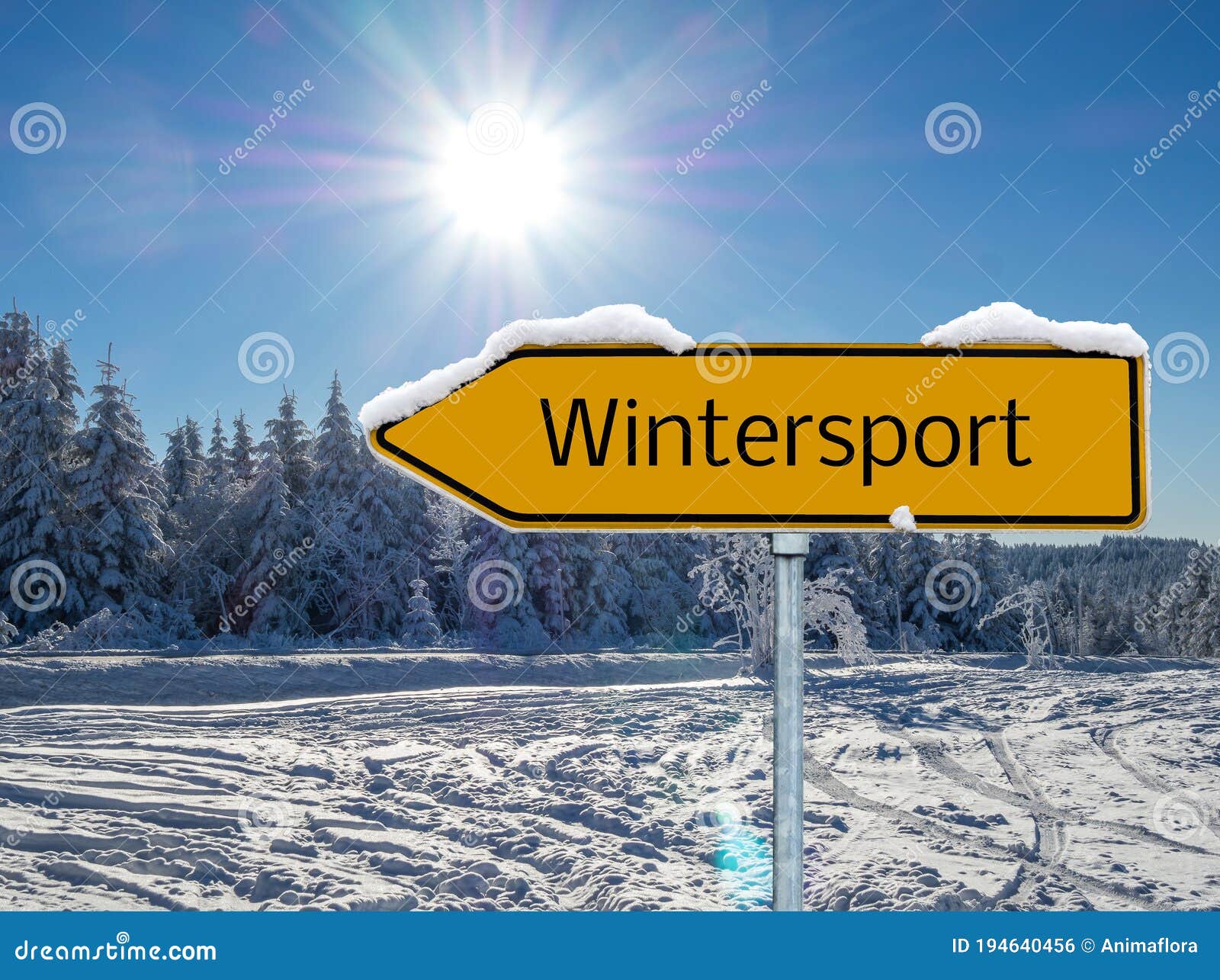 german wintersport area shield arrow