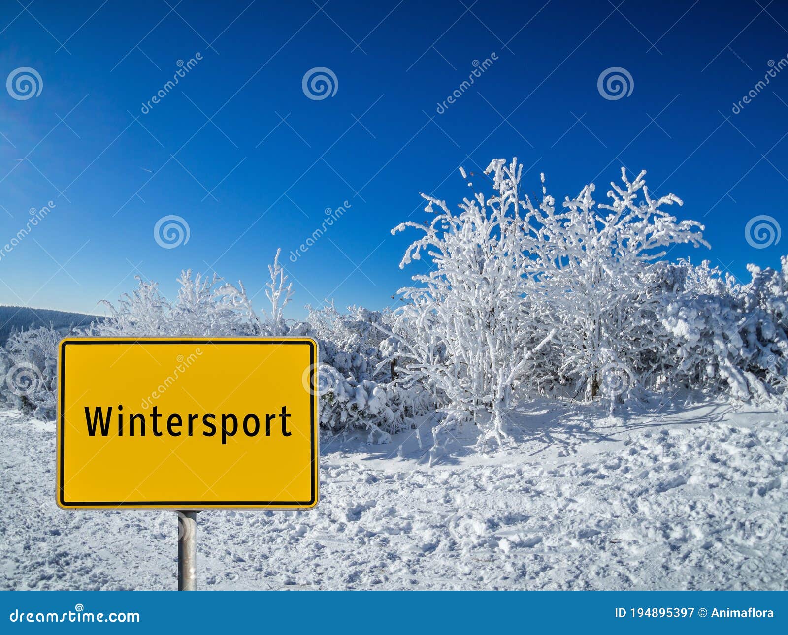 german wintersport sign shield image