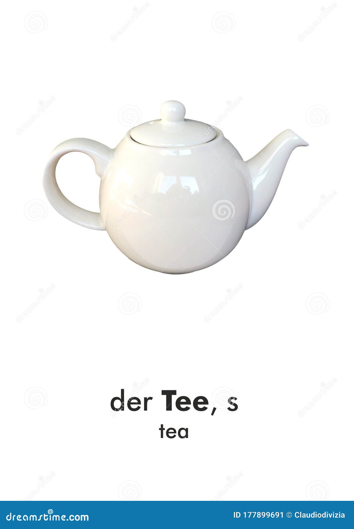 German word card Tee (tea stock image. Image of deutschland 177899691