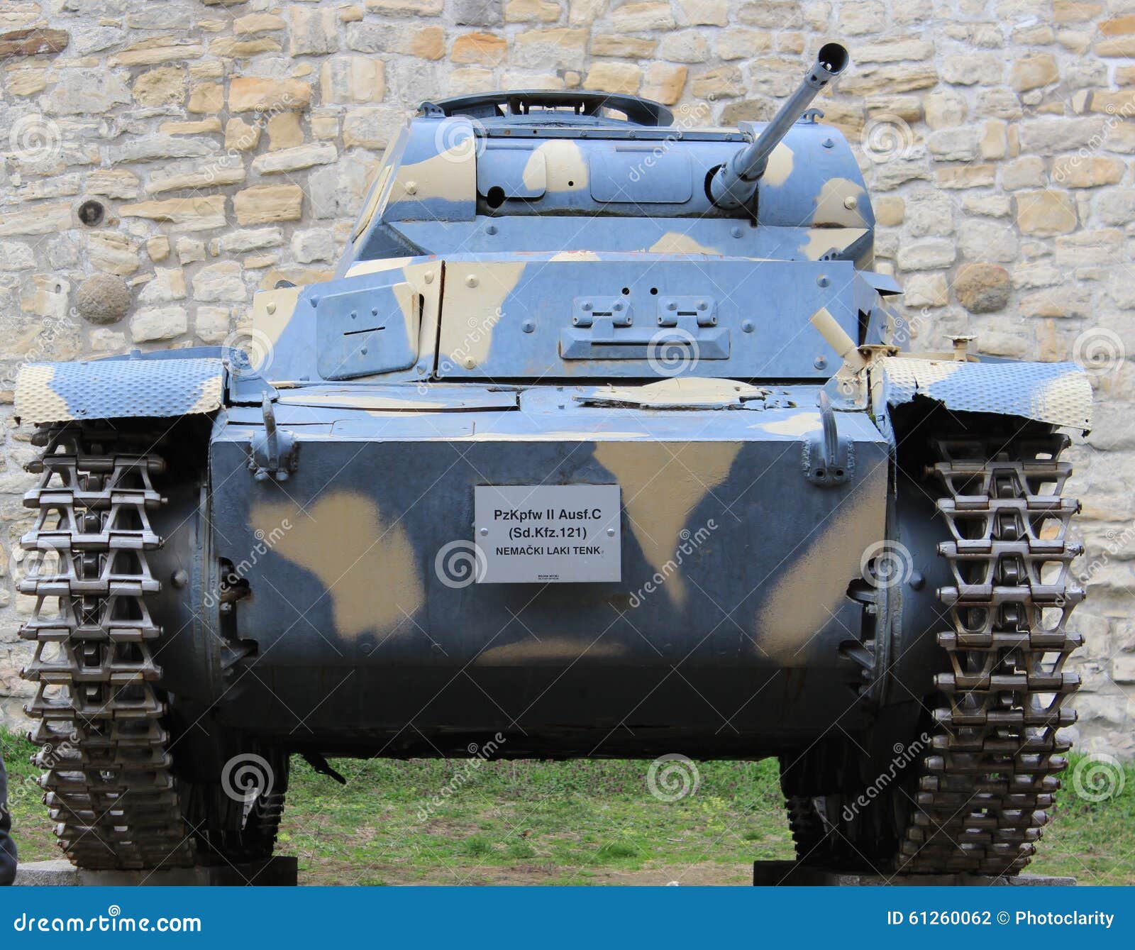 German WWII Light Tank Panzer Stock Photo - Image backyard, industry: 61260062