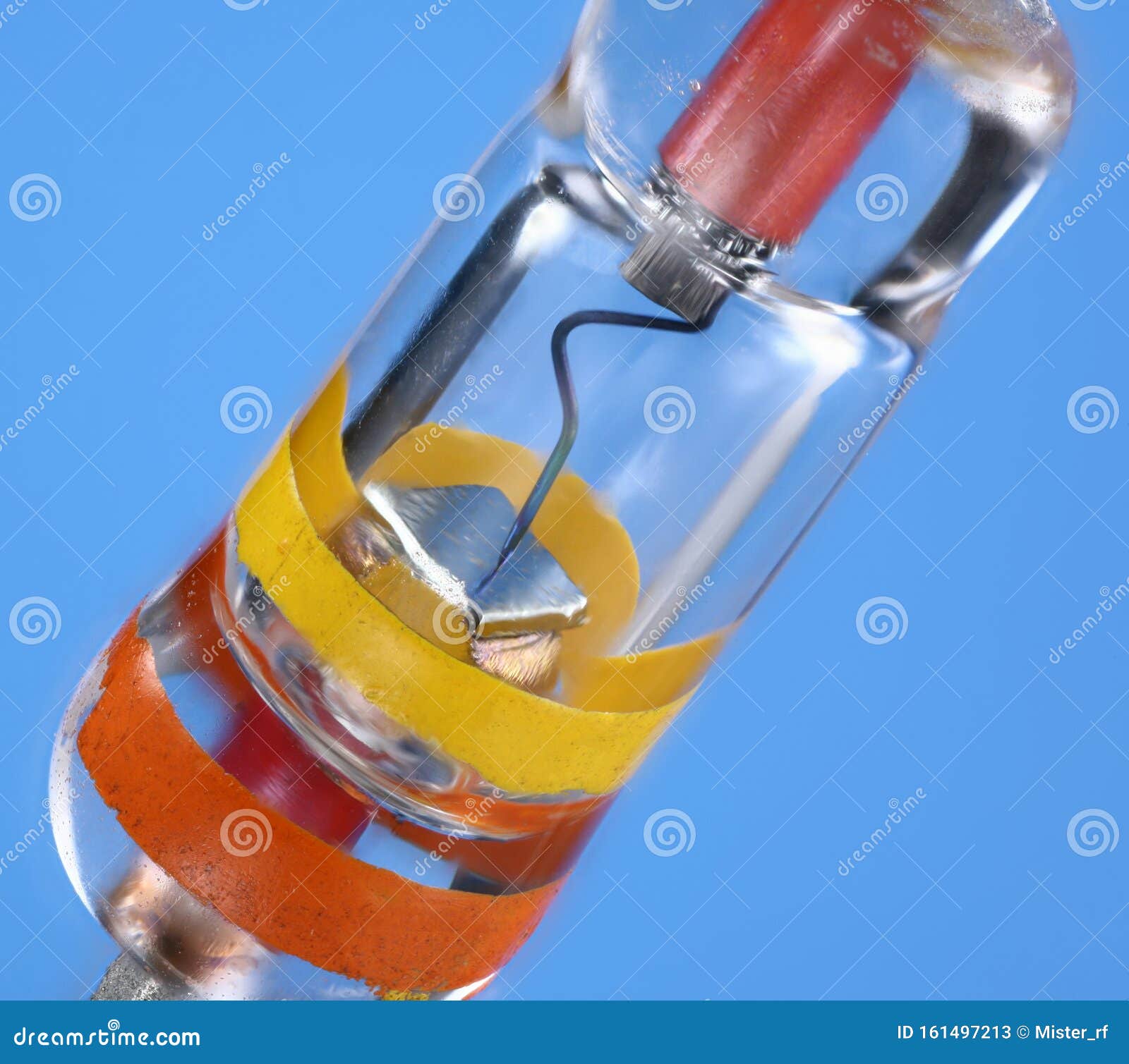 Germanium Point Contact Diode Stock Image Image of diagonal, macro